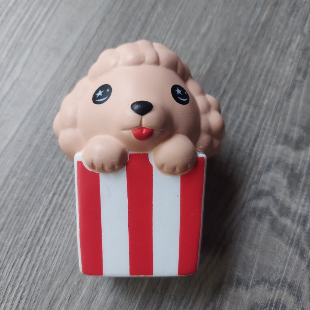 Poodle Popcorn Puppy Dog Stress Ball NWOT